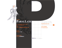 Tablet Screenshot of agenceparallaxe.com